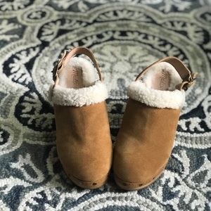 SALE!! Madewell Lesley Shearling Slingback Clog